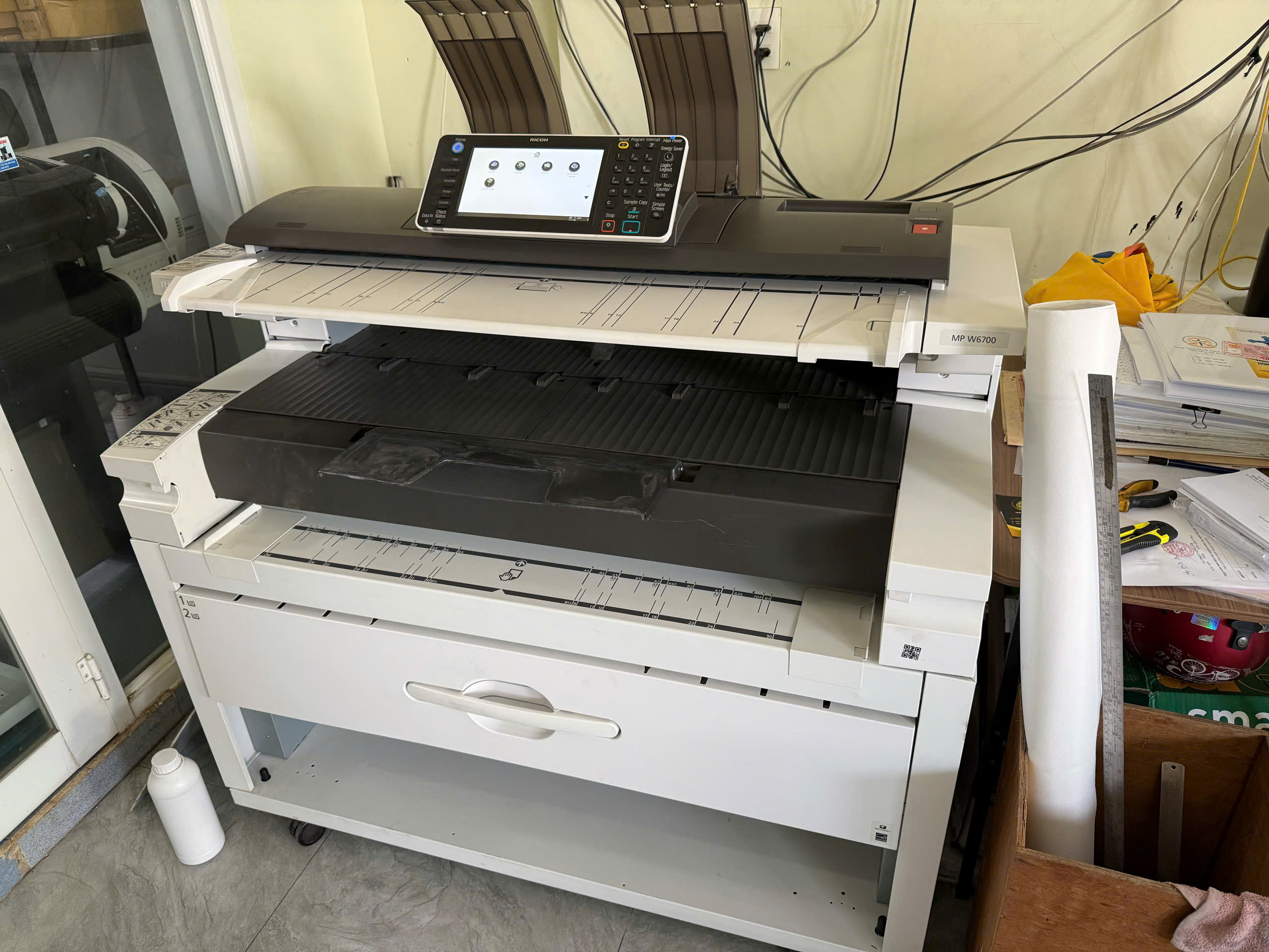 Máy photocopy A0 Ricoh MP W 6700SP 2 Máy photocopy A0 Ricoh MP W 6700SP - Ảnh 2