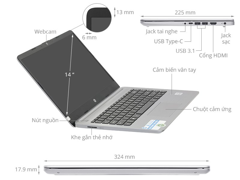 hp 340s g7 i3 224l1pa note