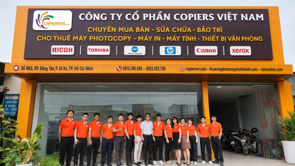 đội ngũ công ty cp copiers việt nam